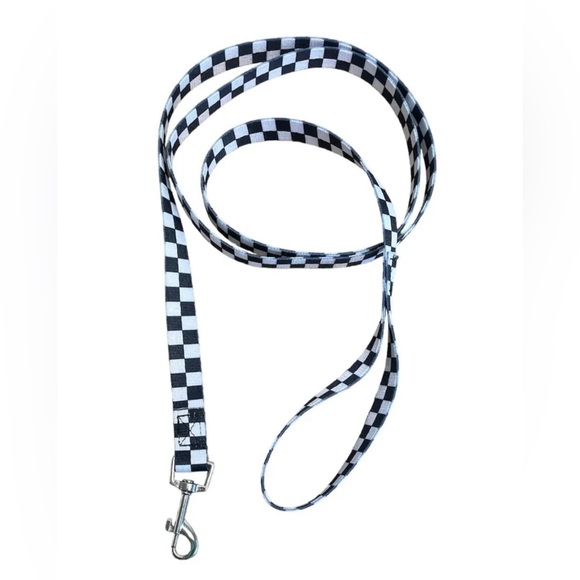 Vans “Off the Wall” Checkerboard Dog Leash & Collar Set - Picture 1 of 7